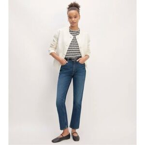 Everlane Original Cheeky Jean Womens Size 27 Washed Midnight